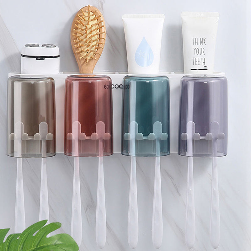 Maliben Gap-free toothbrush holder