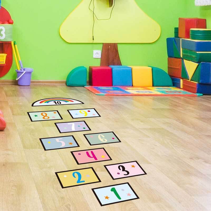 Maliben | Cijferpret Stickers | Educational And Playful - Self-Adhesive Wall Stickers For Children's Rooms
