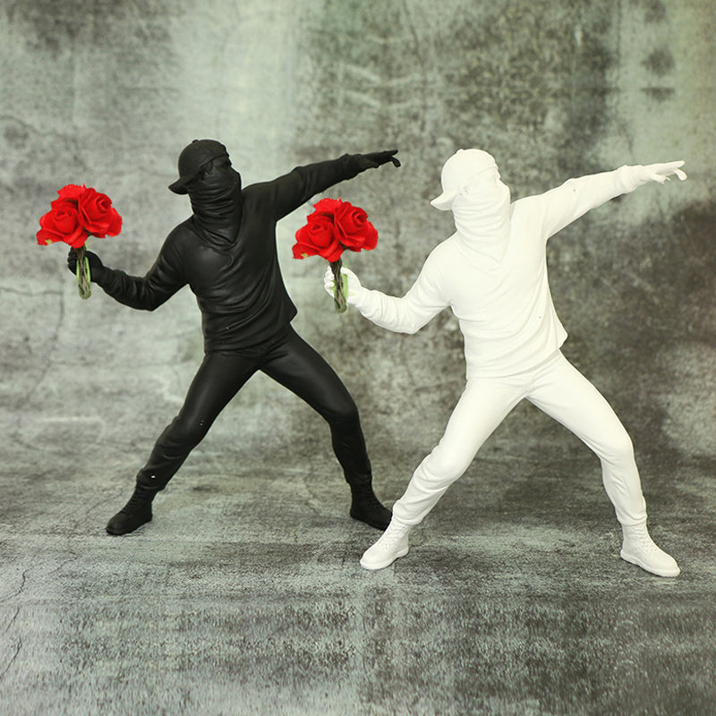 Maliben | Banksy Flower Rioter Ornament