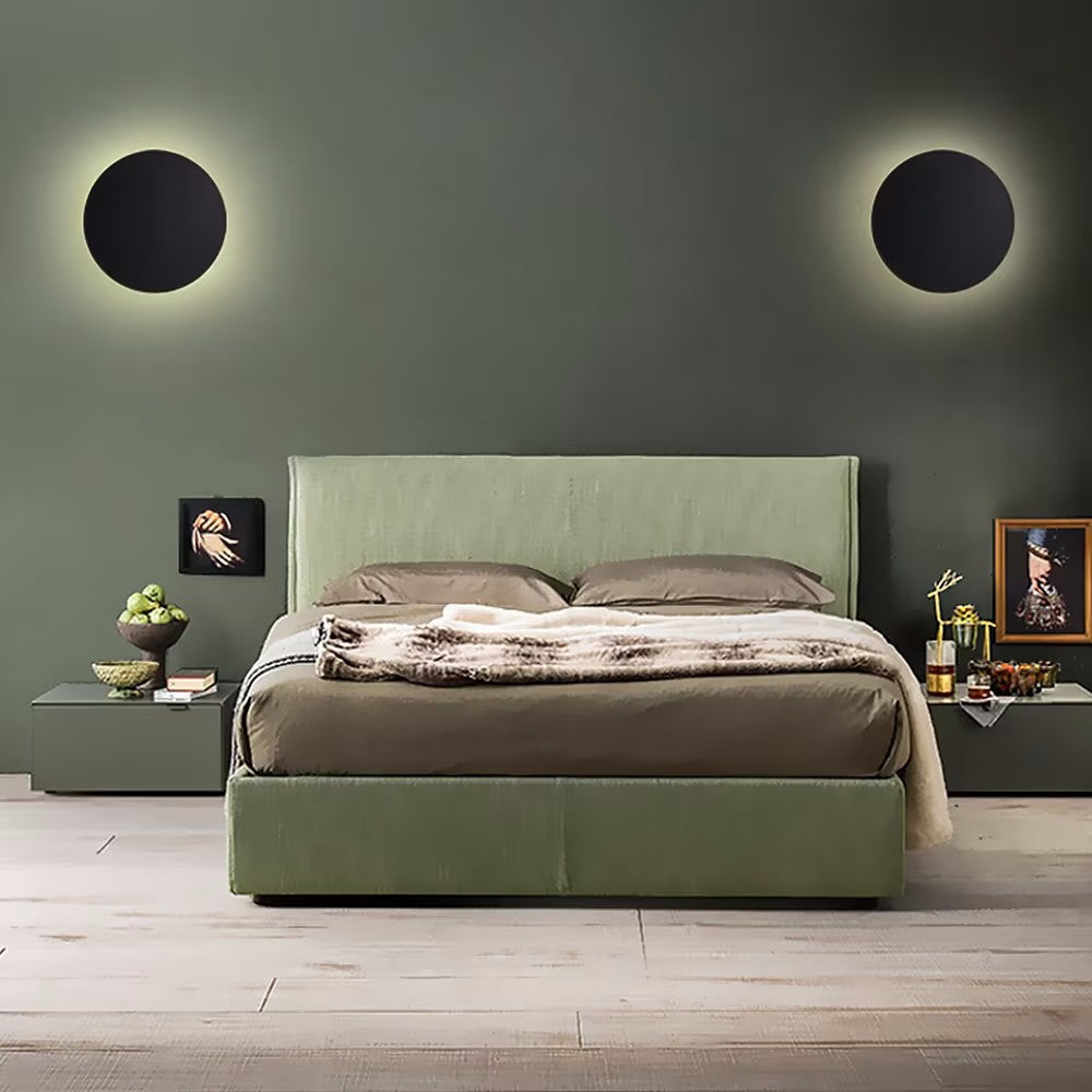 Maliben | Gloworb Minimalistic Round Led Wall Light | Color Variety | Dimmable Light