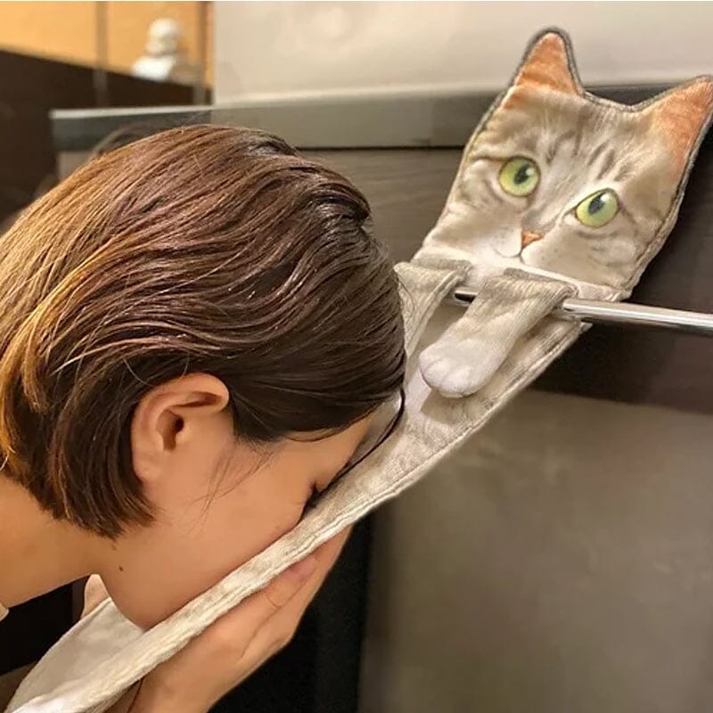 Maliben | Cute Cat Towel