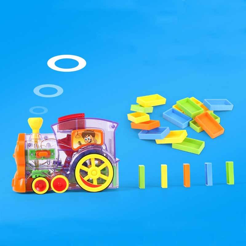 Maliben | Dominoexpress | Endless Play Fun - Automatic Domino Train With Colorful Blocks