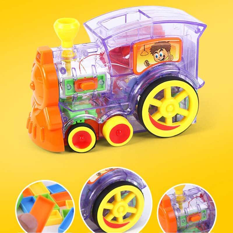 Maliben | Dominoexpress | Endless Play Fun - Automatic Domino Train With Colorful Blocks