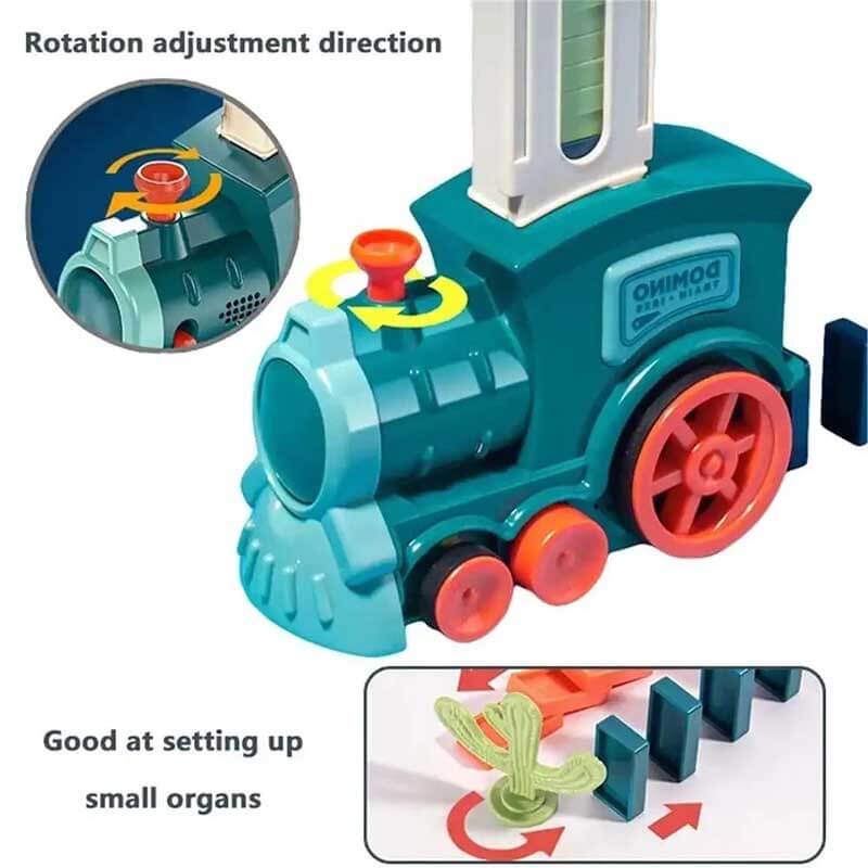 Maliben | Dominoexpress | Endless Play Fun - Automatic Domino Train With Colorful Blocks