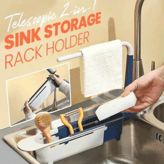 MAliben | Flexirack Pro — Say Goodbye To Chaos And Bacteria For a Sparkling Clean Kitchen! (2 Pieces)