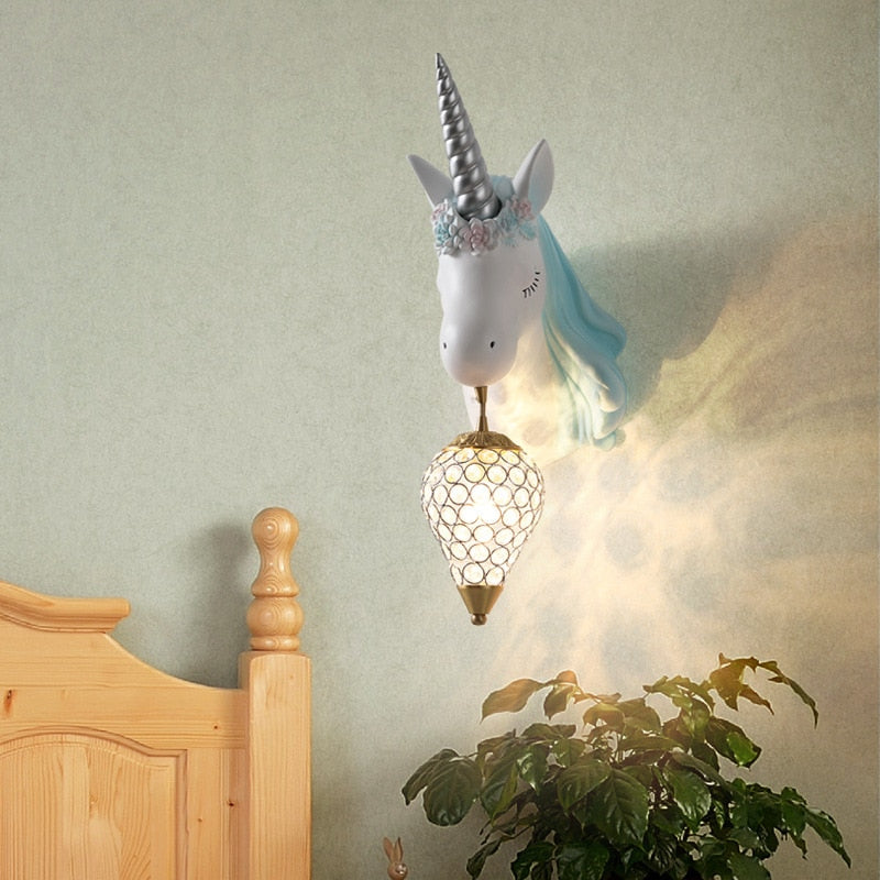 Maliben | Magical Unicorn Wall Lamp For Children – Playful & Warm Light