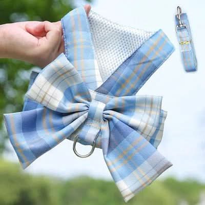 Maliben | Adjustable Dog Harness with Elegant Bow for Stylish Walks