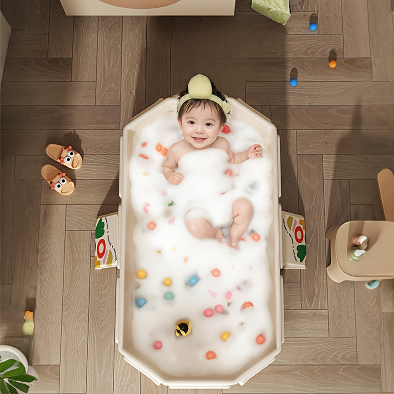 Maliben | Aqualounge Folding Bathtub | Pvc | For 1–3 People | With Shelves & Quick Fill System