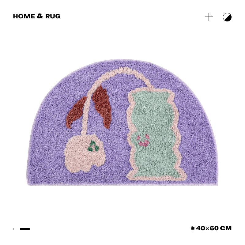 Maliben | Wonderful Small Flower Bath Mat