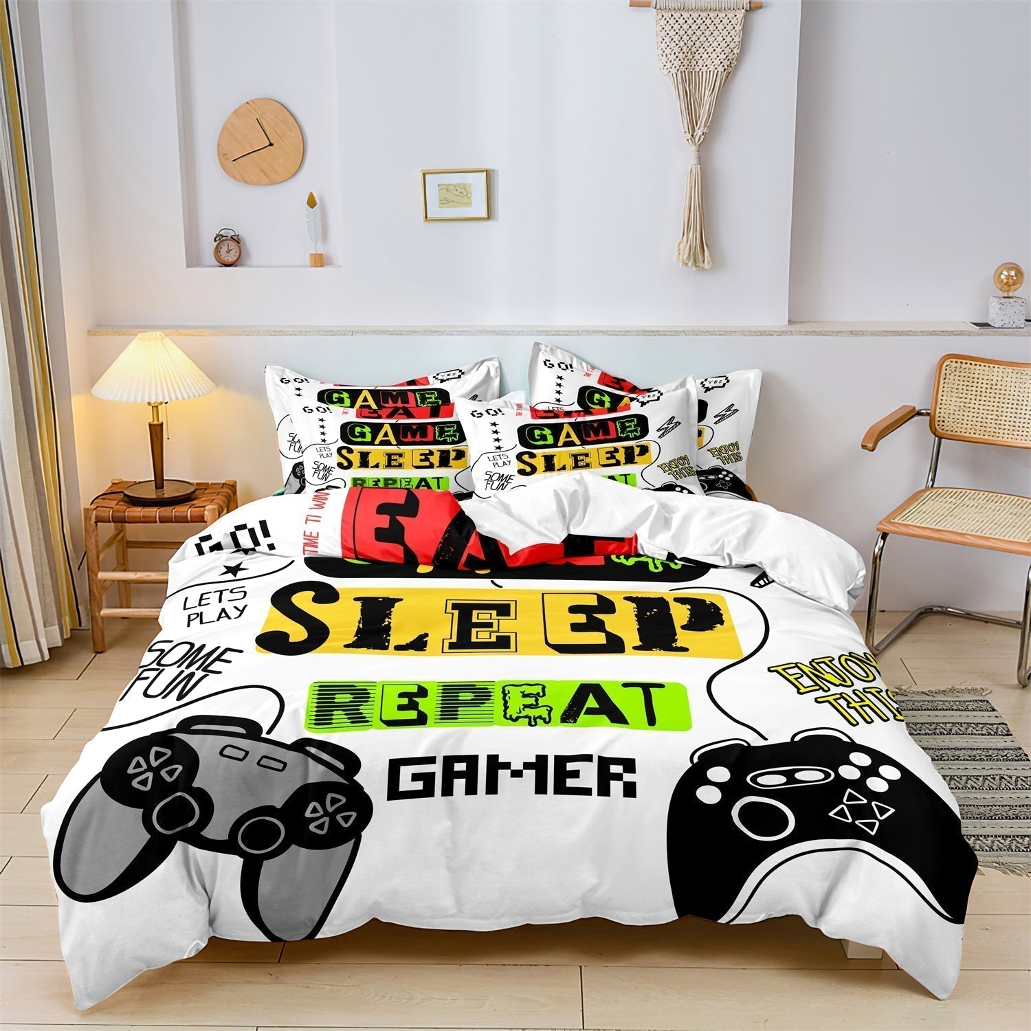 Maliben | Gamedreamer: Luxury Duvet Cover For Adventurous Bedrooms