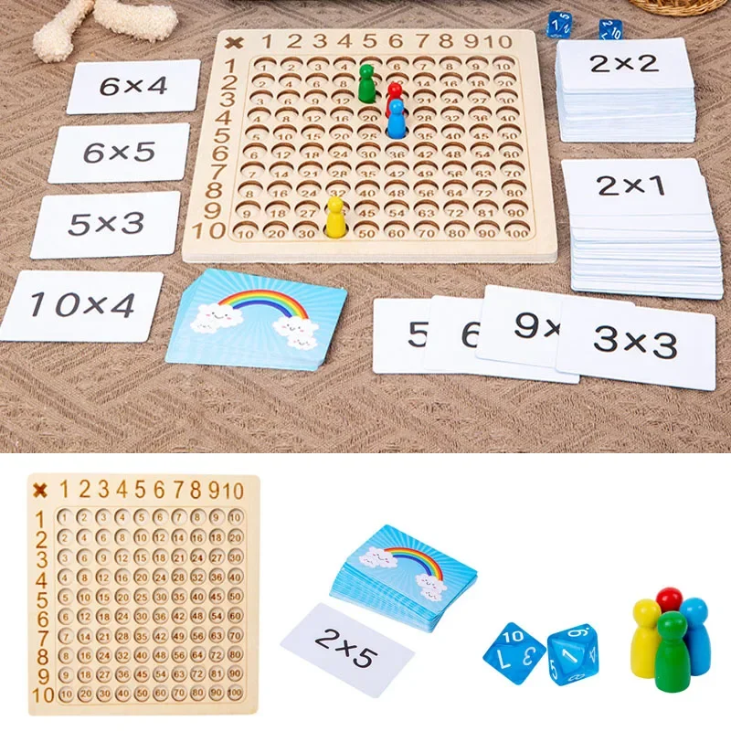 Maliben | Ecotoys Calcublox | Wooden Educational Math Game - Learn Quick & Easy Math