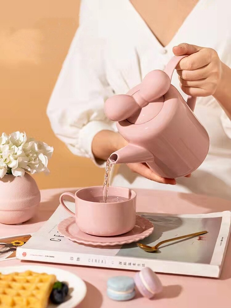 Maliben | Bow Knot Design Porcelain Tea Pot