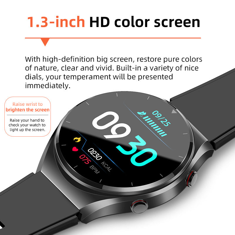 Maliben | One-Click Blood Sugar|Blood Glucose Blood Pressure Ecg|Ecg Hrv Heart Rate Monitor Health Smart Watch