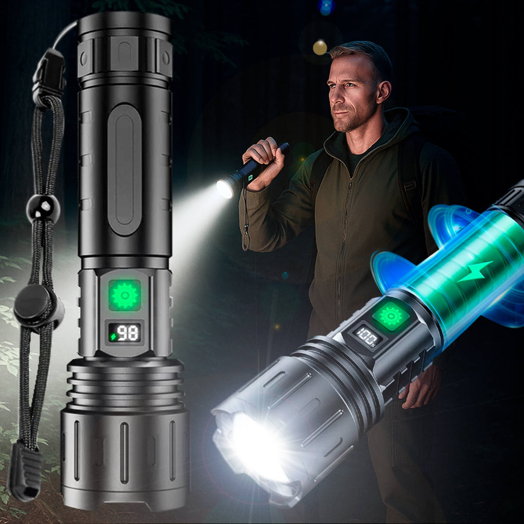 Maliben | Ultrastrong Night Vision Flashlight Pro – Rechargeable Aluminum Lamp