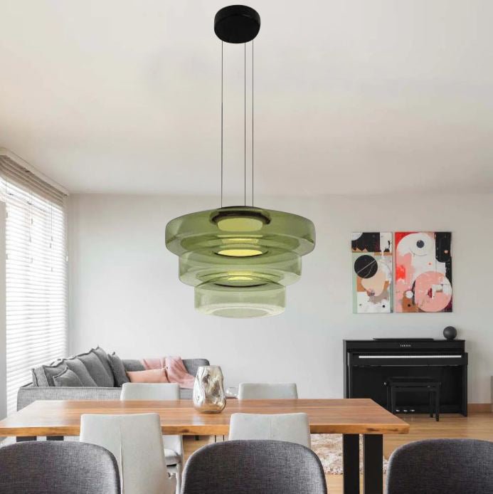 Maliben | Modern Glass Pendant Lamp In Bauhaus Style - Aurorasphere