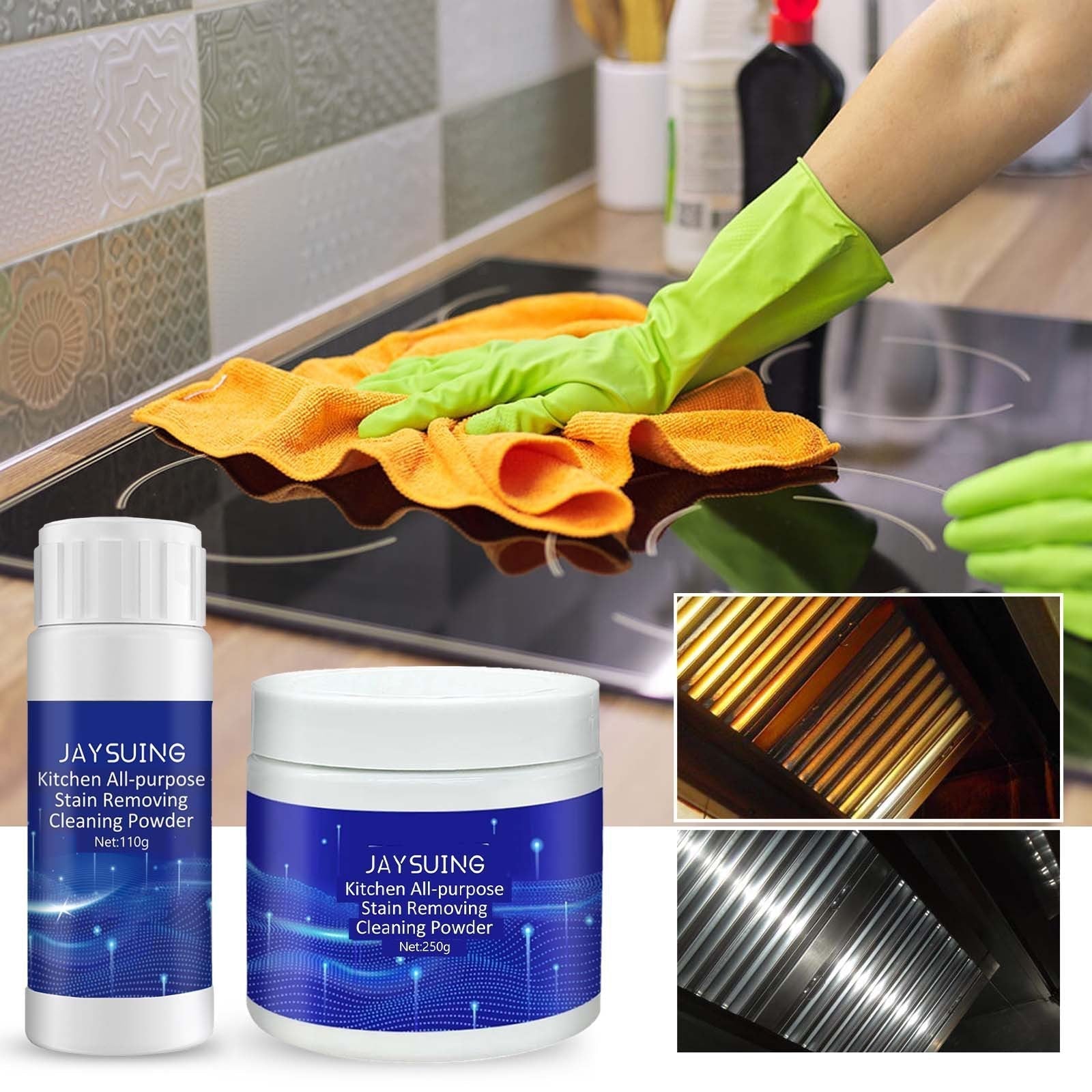 Maliben | Kitchen All-Purpose Stain Remover Cleaning Powder