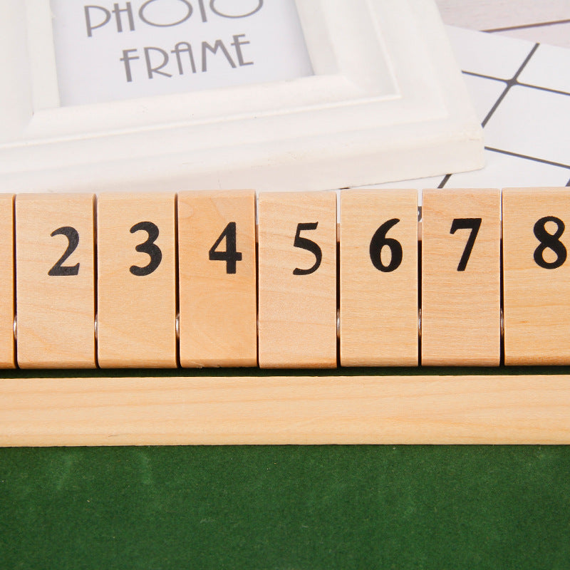 Maliben | "Shut The Box" Game – Fun Table Math Game For Adults And Children