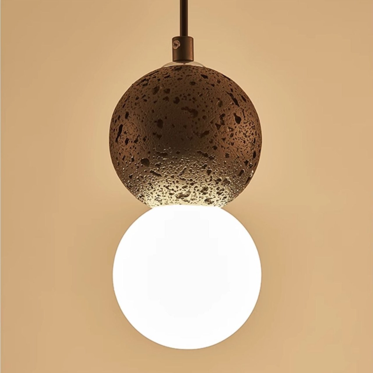 Maliben | Valentinaglow Pendant Light - Elegant Glass Led Pendant Light For Contemporary Interiors