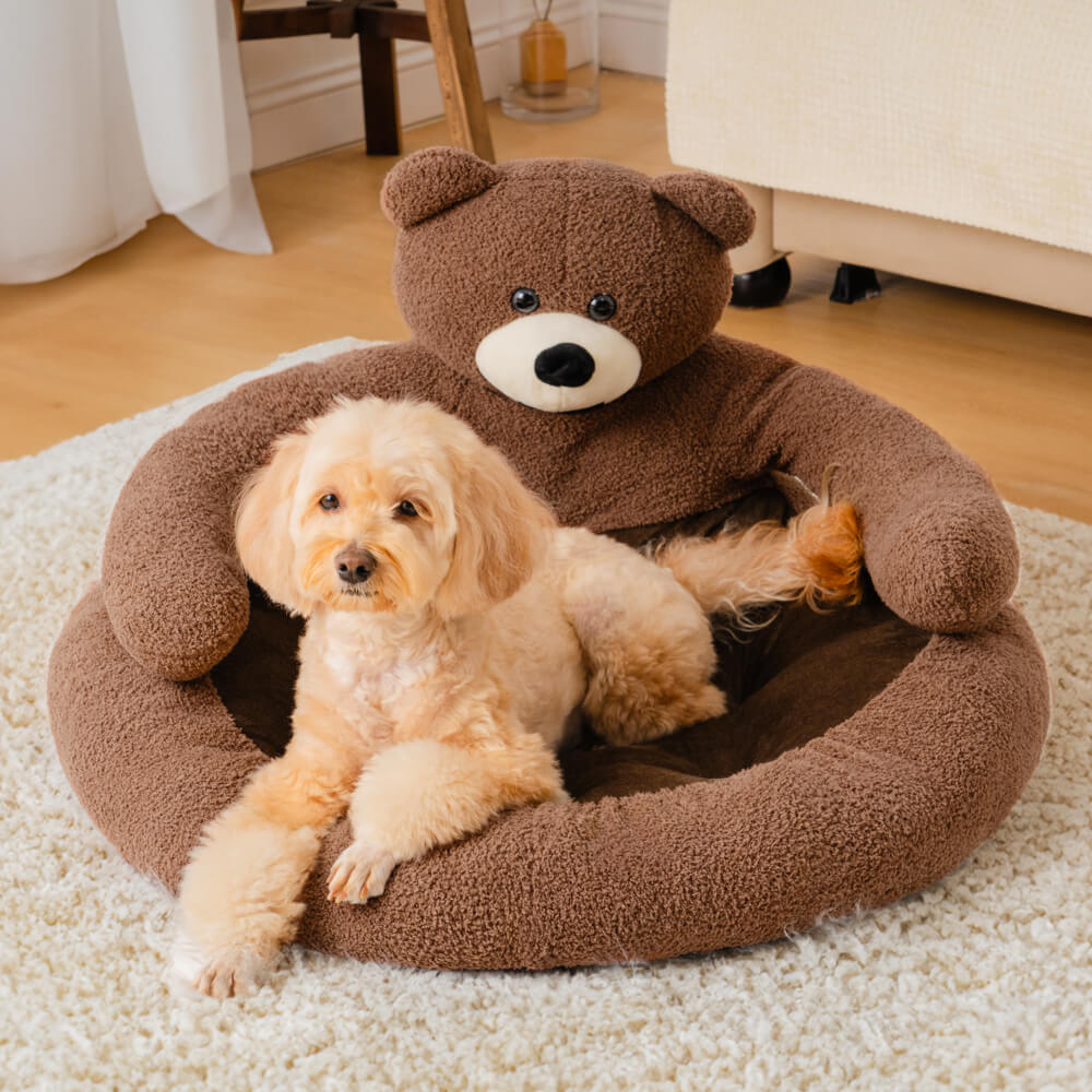 Maliben | Cute detachable cuddly bear cat bed