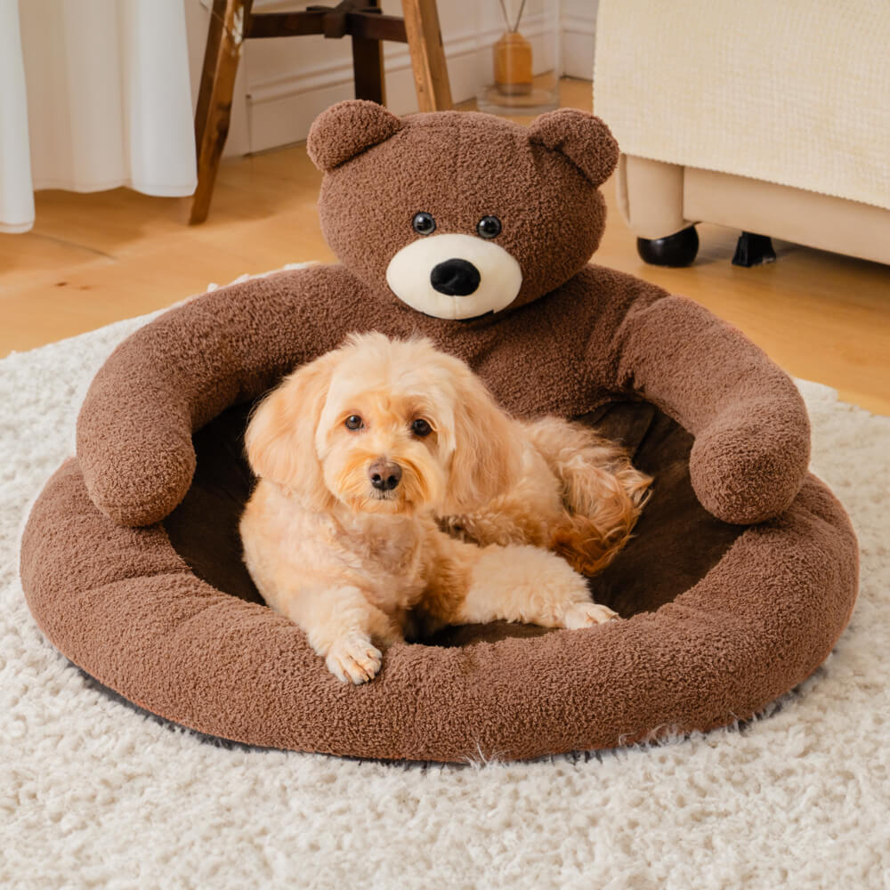 Maliben | Cute detachable cuddly bear cat bed