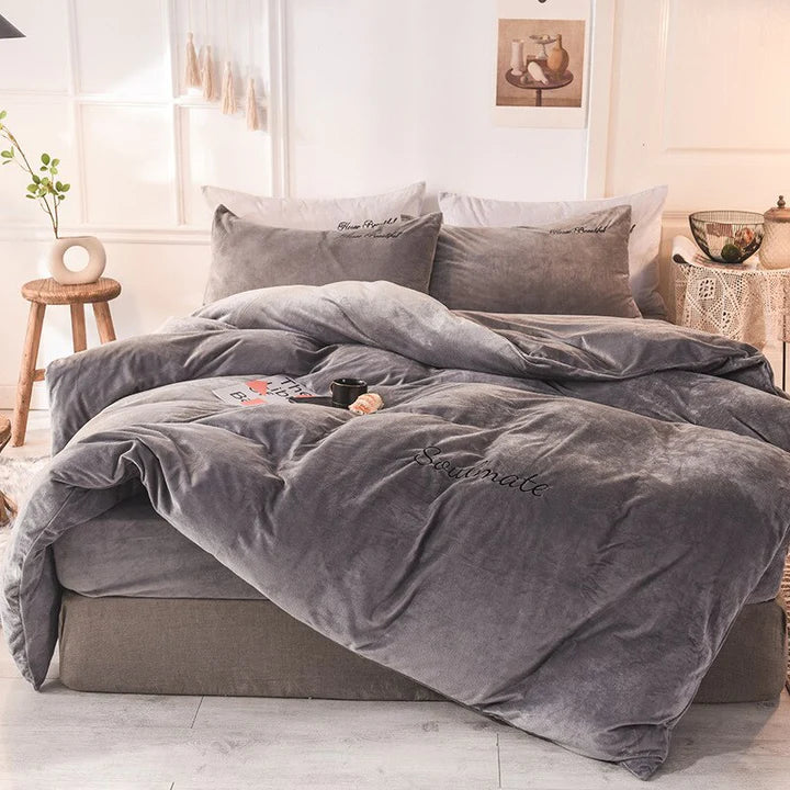 Maliben | Silkcloud Duvet Cover - Cozy Fleece Duvet Cover For Unmatched Sleeping Experience