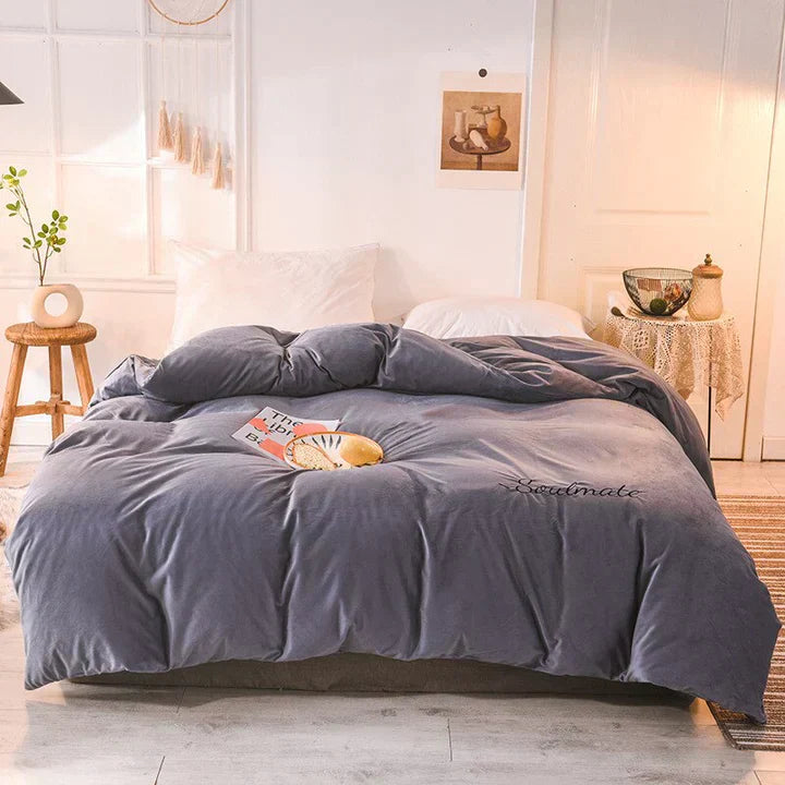 Maliben | Silkcloud Duvet Cover - Cozy Fleece Duvet Cover For Unmatched Sleeping Experience