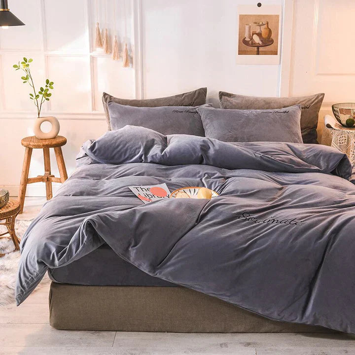 Maliben | Silkcloud Duvet Cover - Cozy Fleece Duvet Cover For Unmatched Sleeping Experience