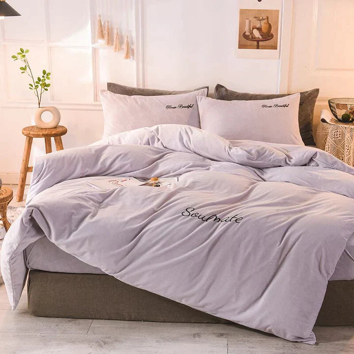 Maliben | Silkcloud Duvet Cover - Cozy Fleece Duvet Cover For Unmatched Sleeping Experience