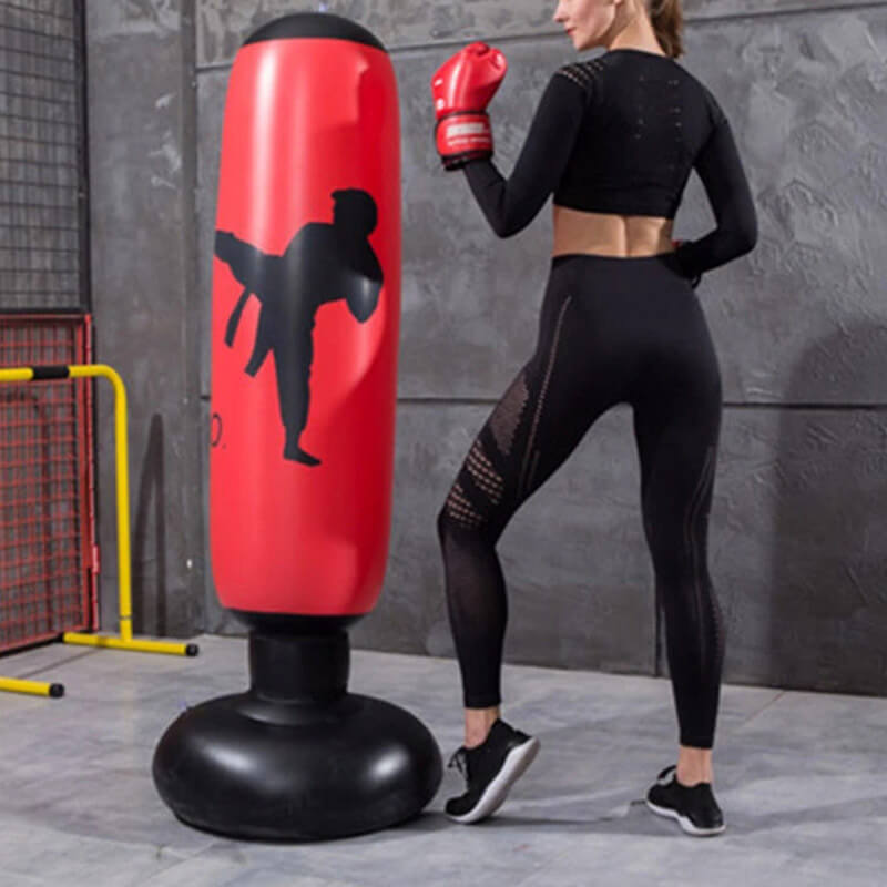 Maliben | Powerstrike Punch Bag | Strengthen Power And Endurance - Inflatable Freestanding Boxing Tower For Intensive Training