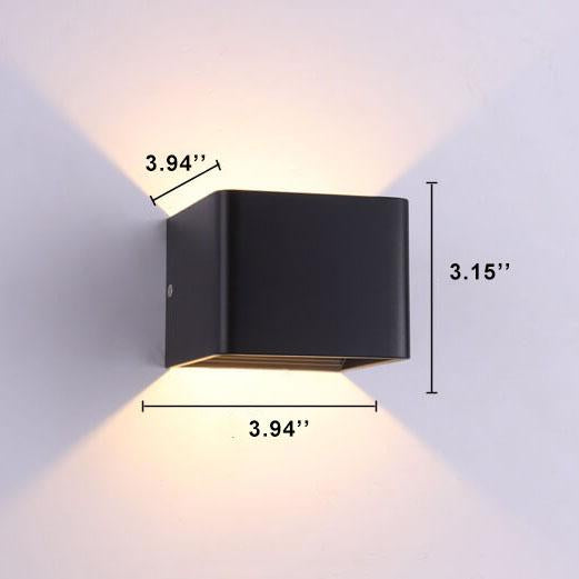 Maliben | Luminsquare - Square Mini Wall Lamp Made Of Aluminum