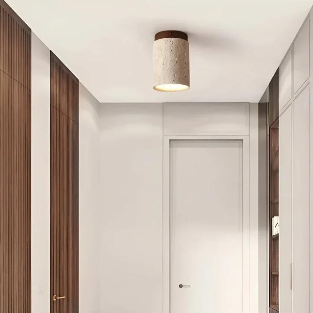 Maliben | Trendy Round Japanese Style Ceiling Lamp - Zenlight