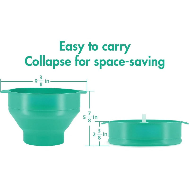Maliben | Collapsible Silicone Microwave Popcorn Popper