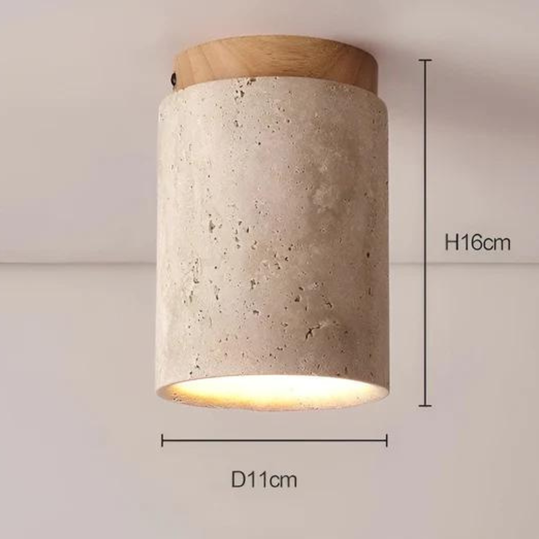 Maliben | Trendy Round Japanese Style Ceiling Lamp - Zenlight