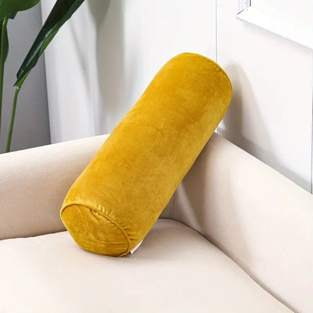 Maliben | Plush Velvet Bolster Cushion
