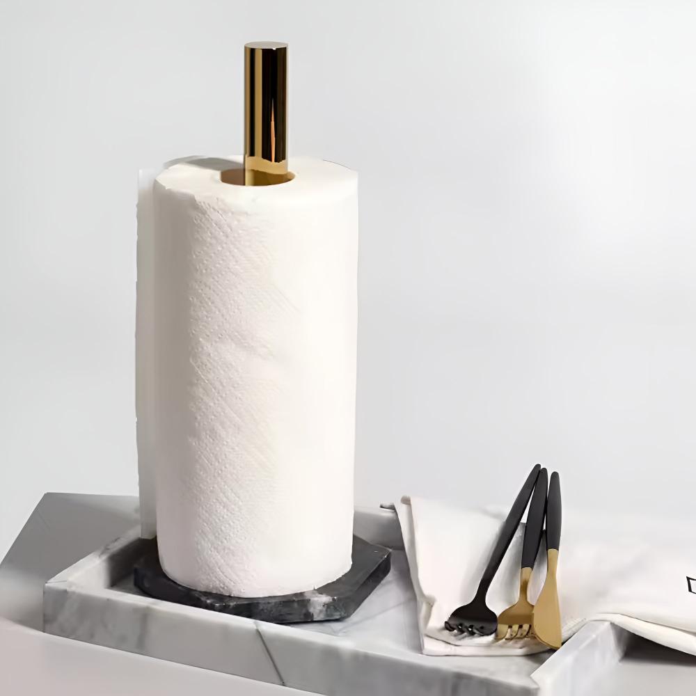 Maliben | Marble Base Paper Towel Holder