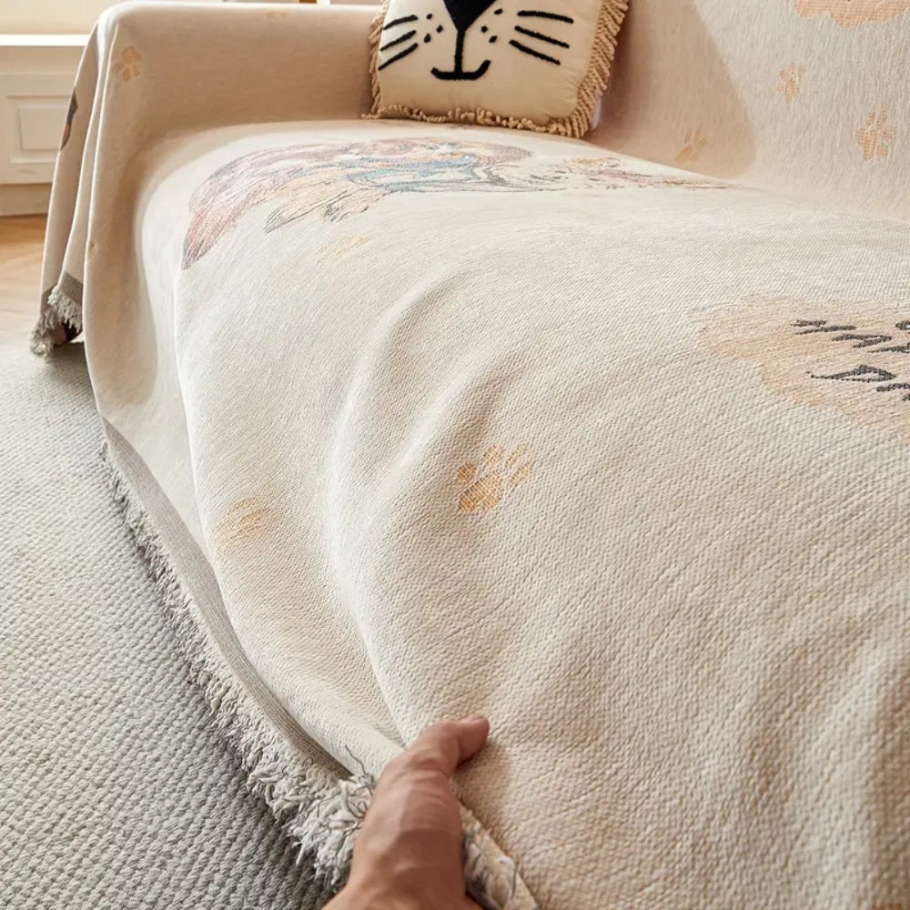 Maliben | Amara Floral Reversible Sofa Cover