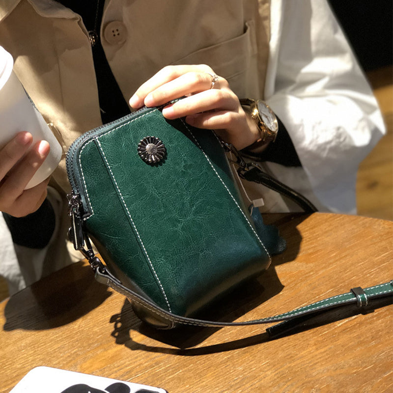 Maliben | Women's Soft Leather Mobile Phone Bag