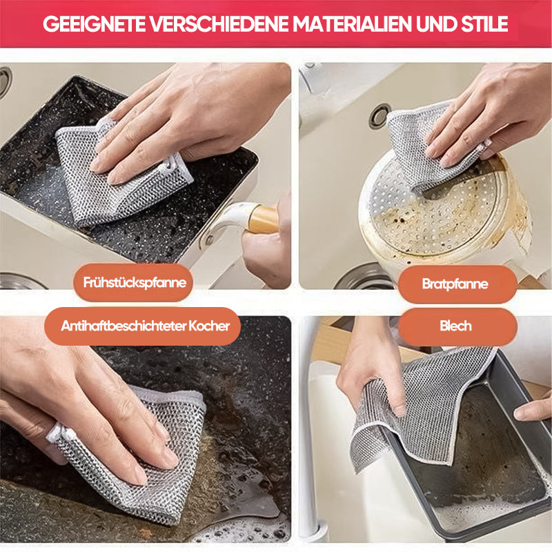 Maliben | Multi-Purpose Dishwashing Cloth Made Of Wire For Wet And Dry