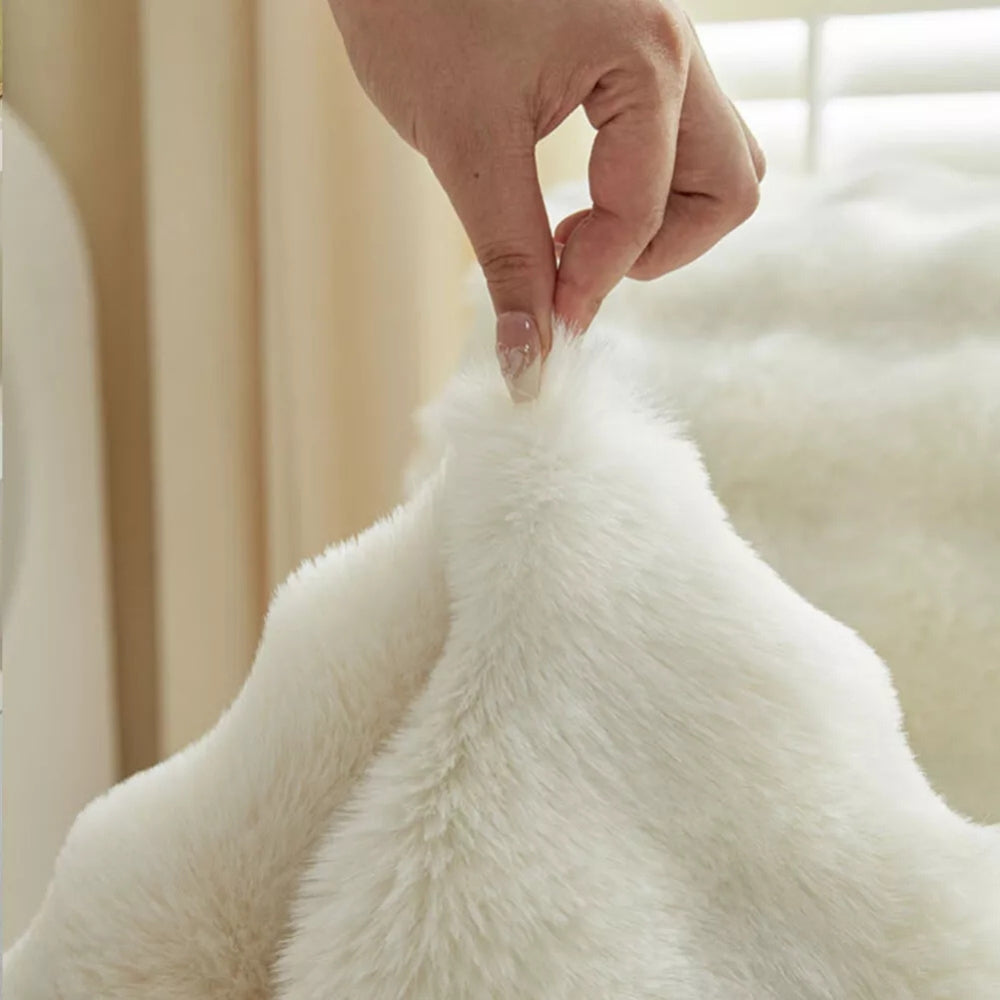 Maliben | Faux Fur Recliner Sofa Cover