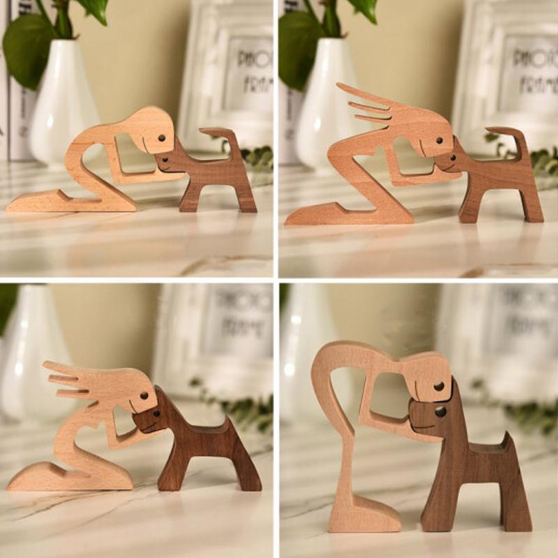 Maliben | Animal Lover Wooden Sculpture Table Decoration
