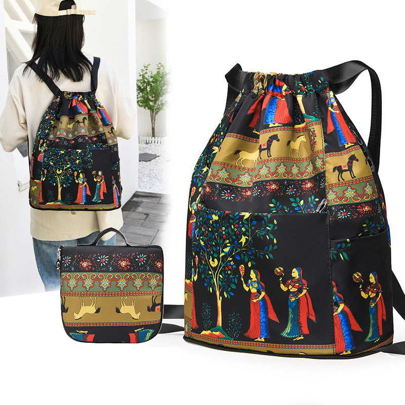 Maliben | Drawstring, Large Capacity, Dry-Wet Separation, Travel Sports Backpack