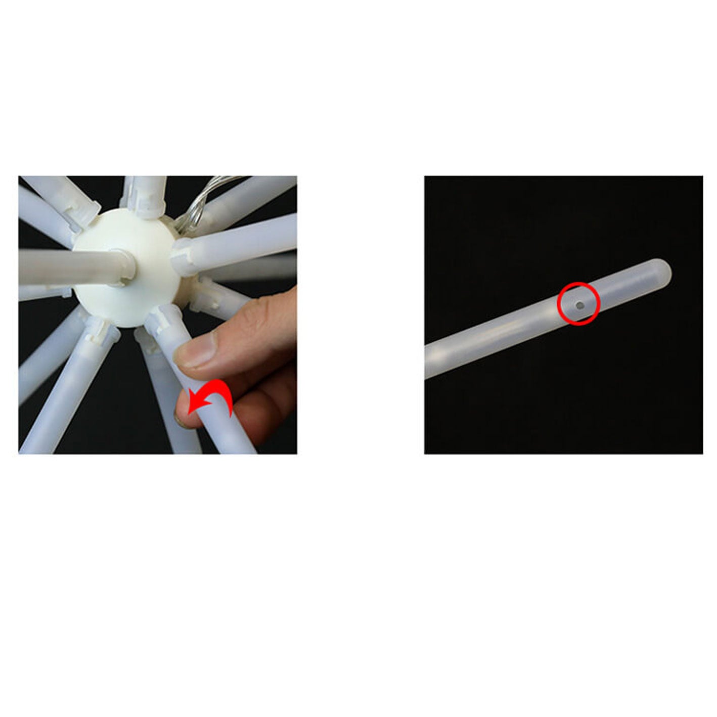 Maliben | Creative Rgb Illusion Windmill Fireworks Led String Lights