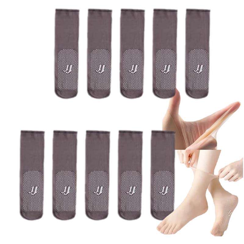 Maliben | Invisible, Non-Slip Crystal Silk Socks For Spring And Summer
