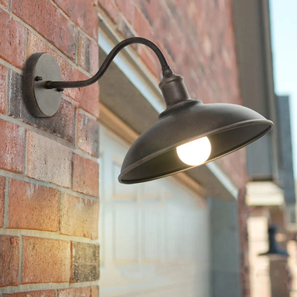 Maliben | Outdoor Wall Lamp Two Colors Minimalist Modern Facade Lighting