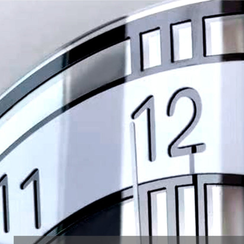 Maliben | Elegant Silent Wall Clock In Acrylic – Modern And Stylish