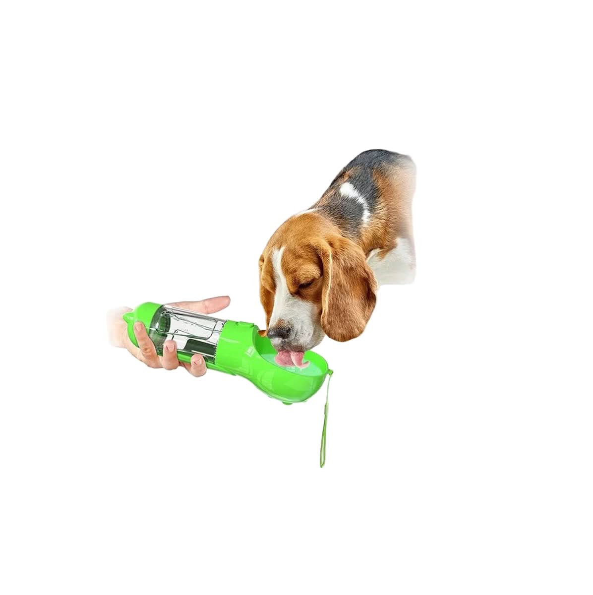 Maliben | Snackbuddy Pro – 2-in-1 Water & Food Bottle with Poop Bag Holder