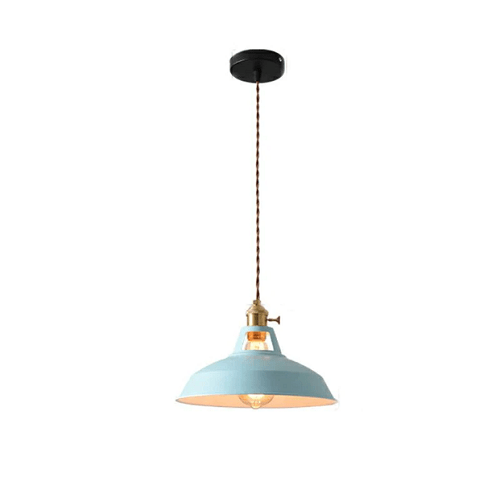 Maliben | Vintage Pastel Pendant Lamp - Metallic Elegance - Soft Ambiance