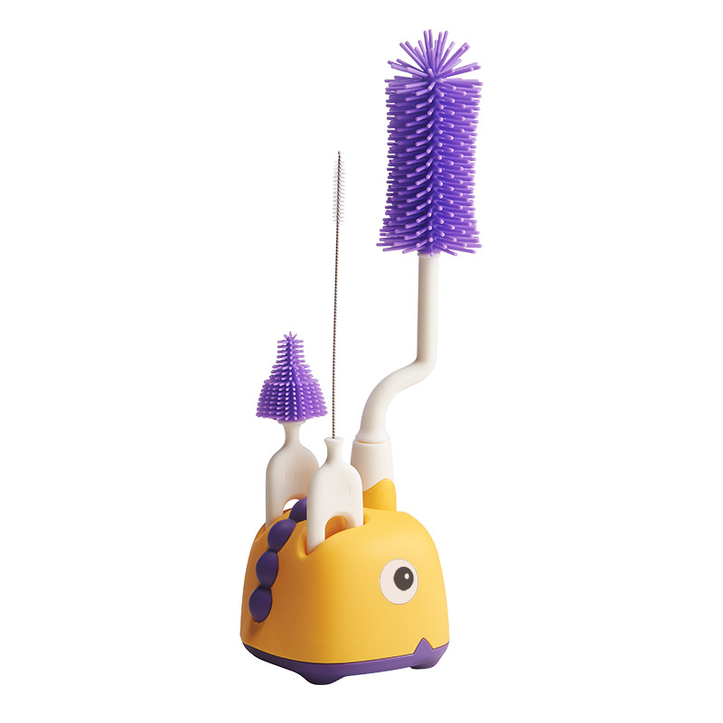Maliben | Bottle Brush Set For Baby Bottles – 5-Piece Cleaning Set With Holder
