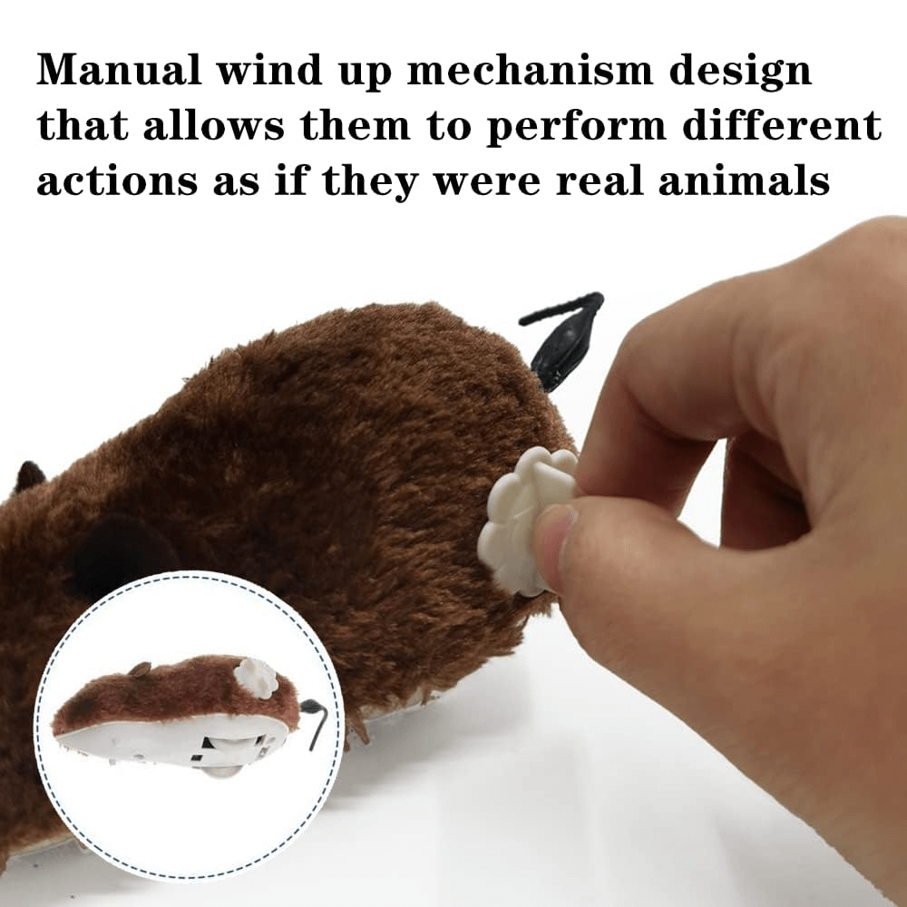 Wind-Up Interactive Cat Mouse Toy