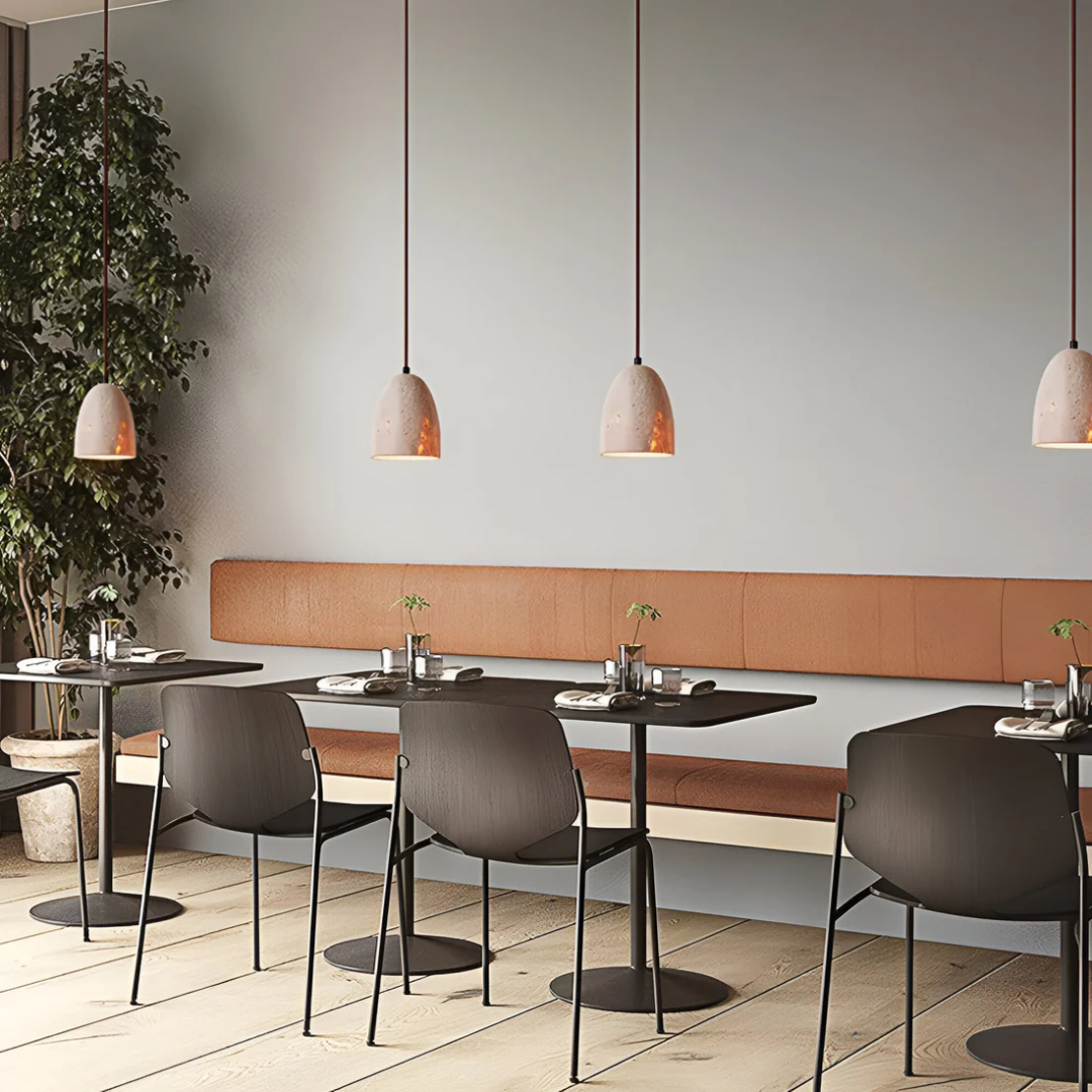 Maliben | Retro Travertine Pendant Lamp